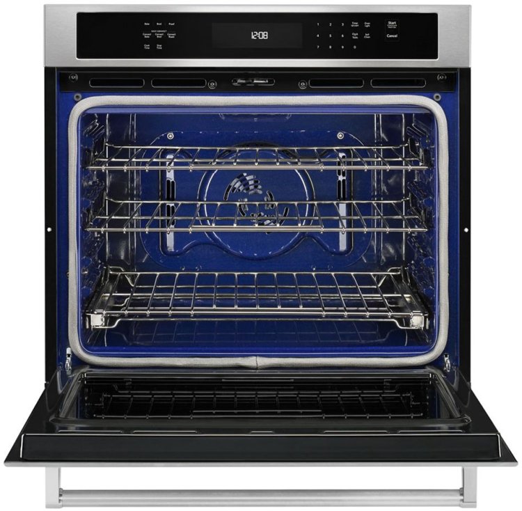 Large image of KitchenAid ADA 30" Stainless Steel Single Wall Oven With Even-Heat True Convection