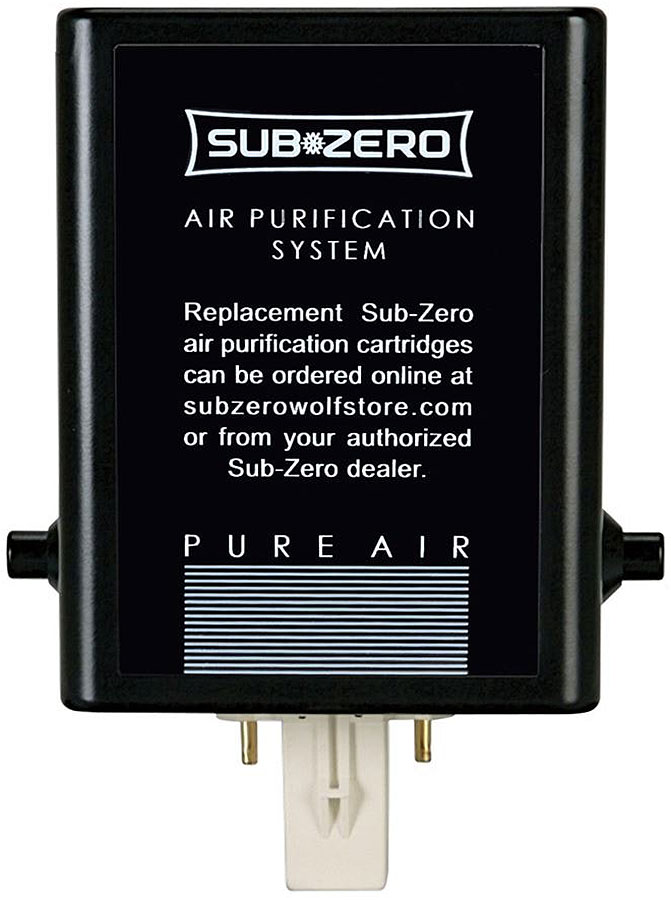 Front view of air purification cartridge