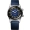 Longines Legend Diver Blue Dial Leather Strap Watch, 42mm