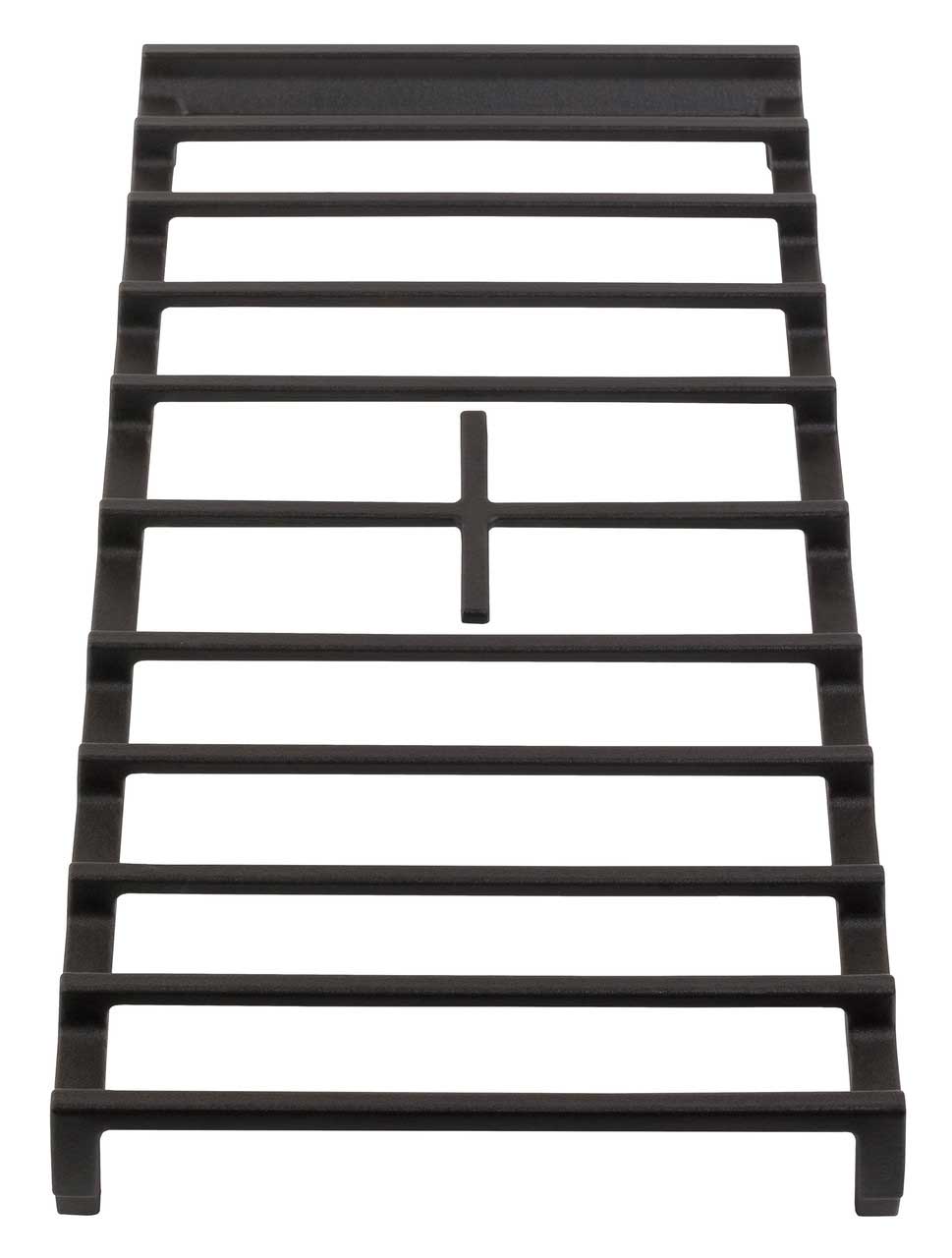 Front View of GE Range Grate in Black