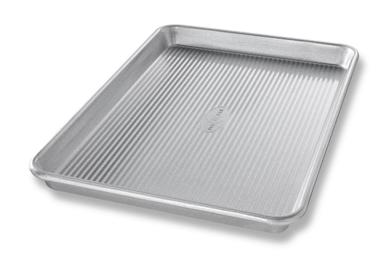 Angled Front View of Jelly Roll Pan