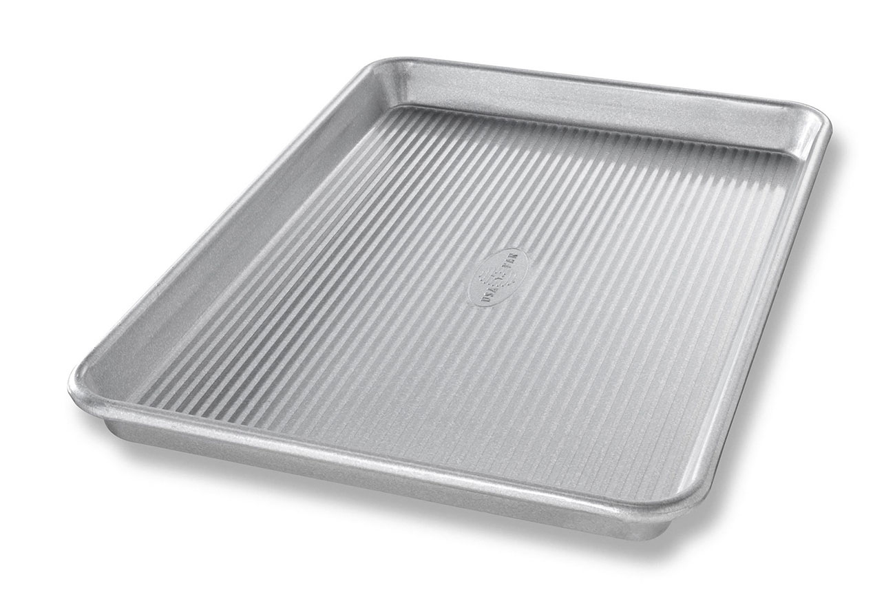 Angled Front View of Jelly Roll Pan
