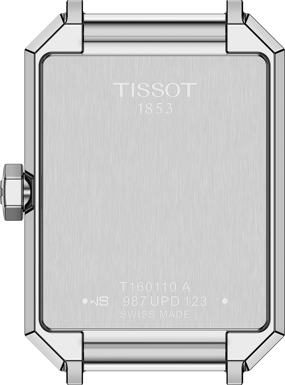 Back view of Tissot Watch