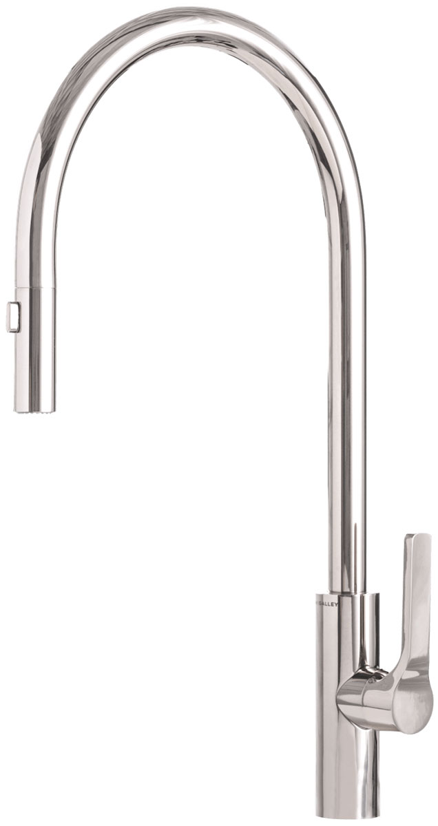 The Galley High Flow Ideal Tap in Polished Stainless Steel