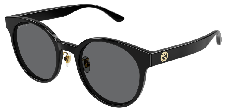 Gucci sunglasses black frames, silver GG logo and smoke black lens s-l400.jpg main image 3