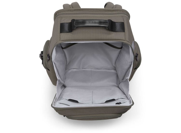 tumi backpack silver Harrison Bradner Luggage Pros tough water Tumi Backpack With Silver Hardware