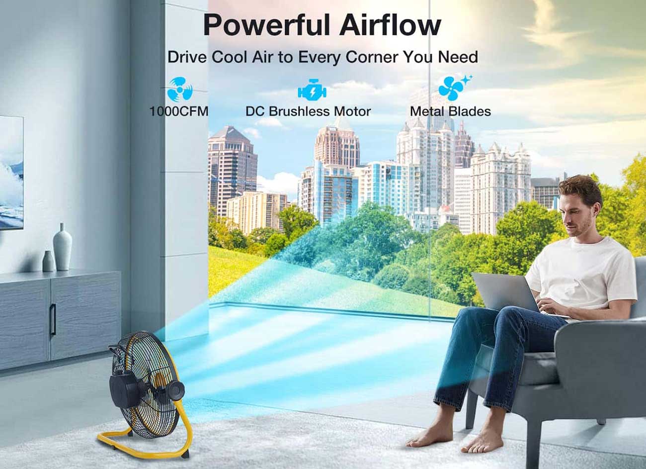Geek Aire - CF1SEB - Portable Fans