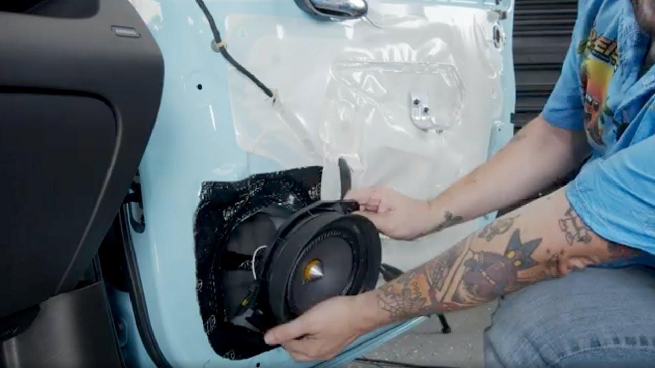 Watch Speaker Installation & Ballistic Sound Damping