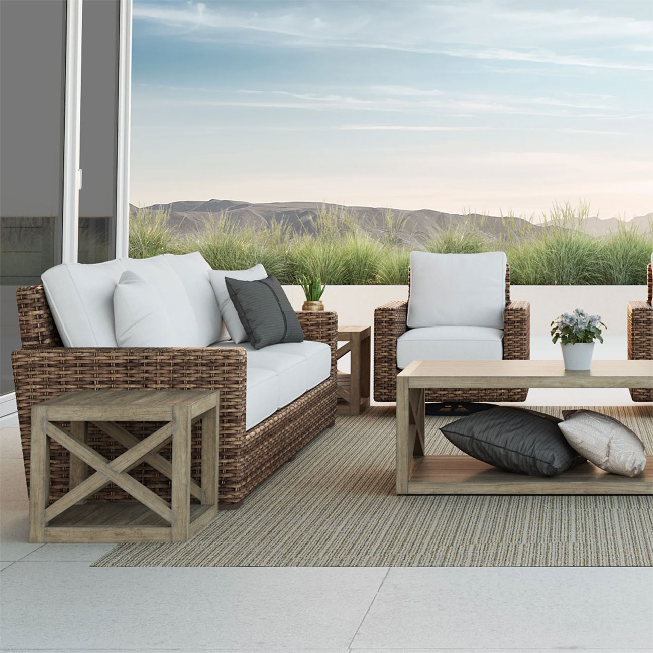 Sunset West - SW5501-XET - Patio Tables
