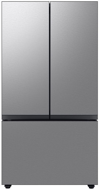 Large image of Samsung Bespoke 24 Cu. Ft. 3-Door French Door Refrigerator 36-Inch Wide ADA in Stainless Steel