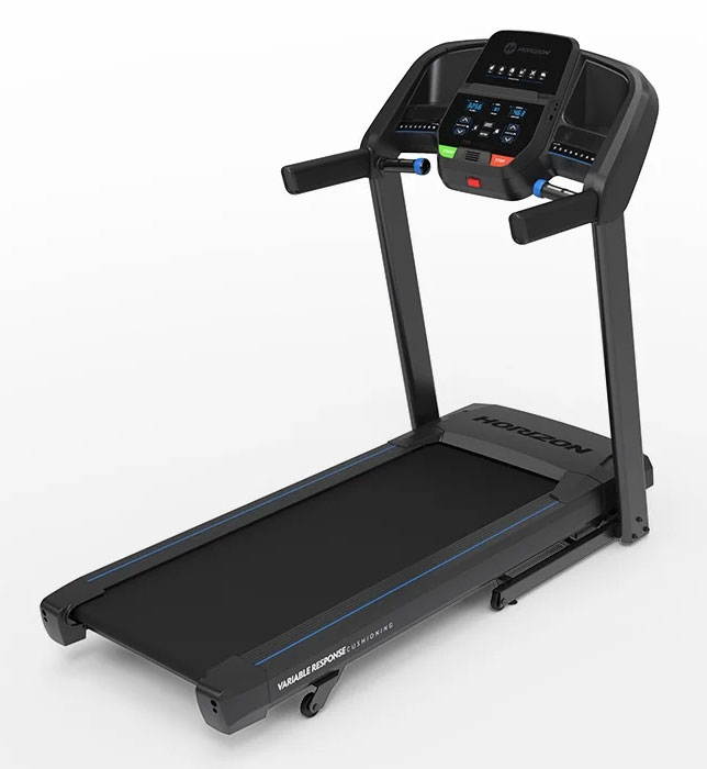 Rear Angled View Image of Treadmill