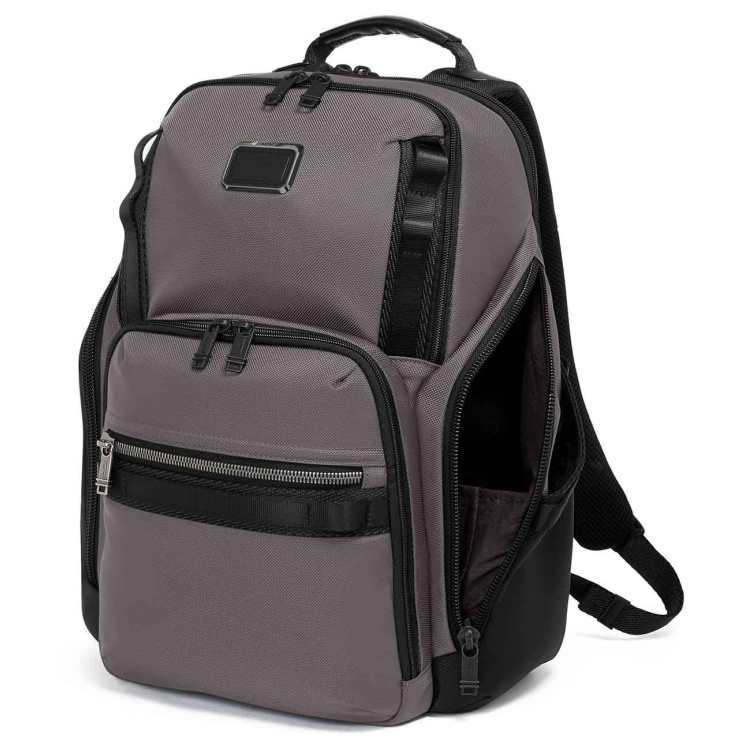 tumi backpack 2019 Alpha Bravo Dynamic Black soft recycled leather FINALLY, Tumi Alpha Brief Pack