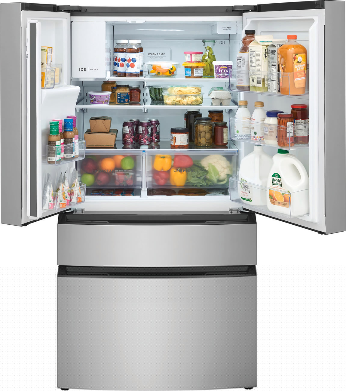 Open View of Frigidaire Refrigerator