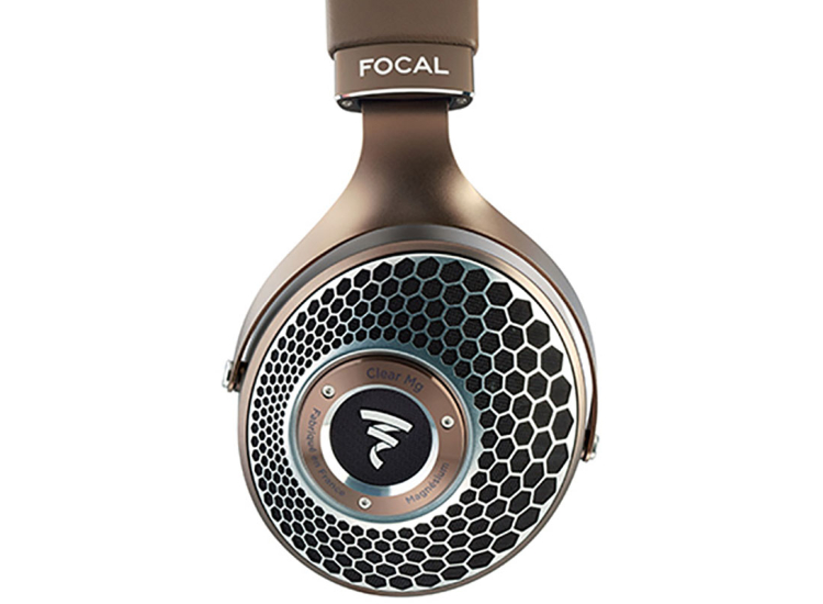 Focal Chestnut And Mixed-Metal Clear MG High-Fidelity Over-Ear Headphones - FCLEARMG