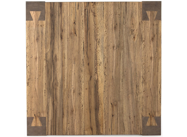 Four Hands Abaso Coffee Table in Rustic Wormwood Oak - 232775-001
