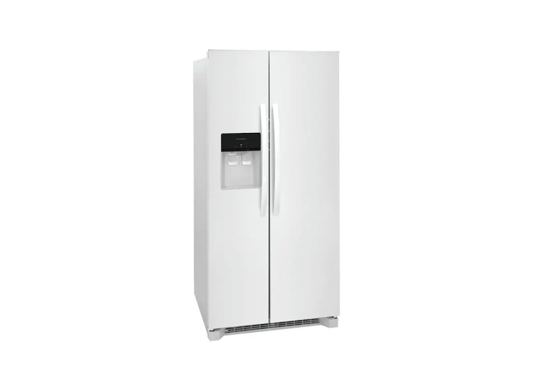 Frigidaire 22.3 Cu. Ft. Side-By-Side Refrigerator 33-Inch Wide in White - FRSS2323AW