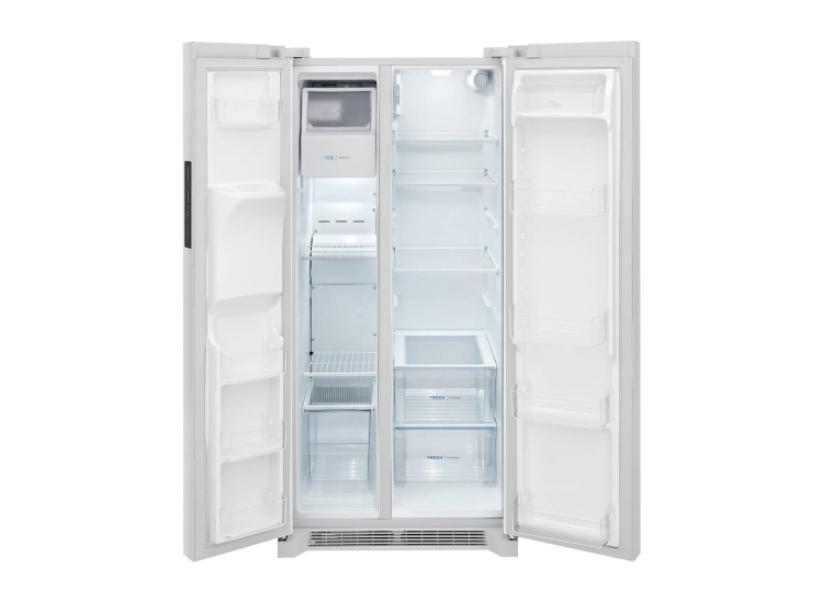 Frigidaire 22.3 Cu. Ft. Side-By-Side Refrigerator 33-Inch Wide in White - FRSS2323AW