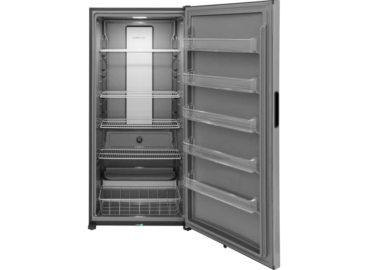 Freezer 20 Frigidaire Upright Freezer 20 Cu. Ft. in Stainless Steel - FFUE2022AF