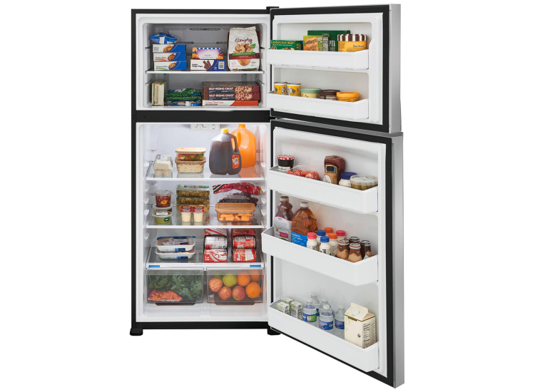 Frigidaire ADA 20 Cu. Ft. Top Freezer Refrigerator 30-Inch Wide in Stainless Steel - FFHT2022AS