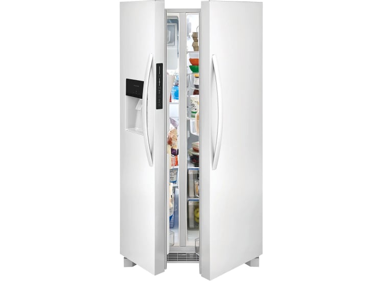 Frigidaire 25.6 Cu. Ft. Side-By-Side Refrigerator 36-Inch Wide In White - FRSS2623AW