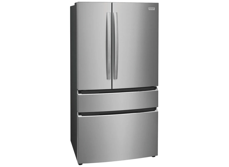 Frigidaire Gallery 22.1 Cu. Ft. Counter-Depth 4-Door French Door Refrigerator 36-Inch Wide in Smudge-Proof Stainless Steel - GRMG2272CF
