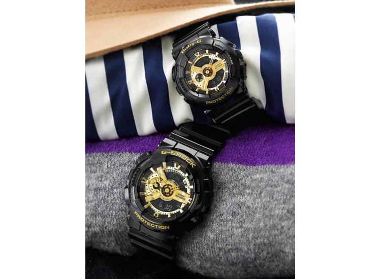 G-Shock Baby-G BA-110 Series Watch 43.4mm with Gold Dial - BA110-1A