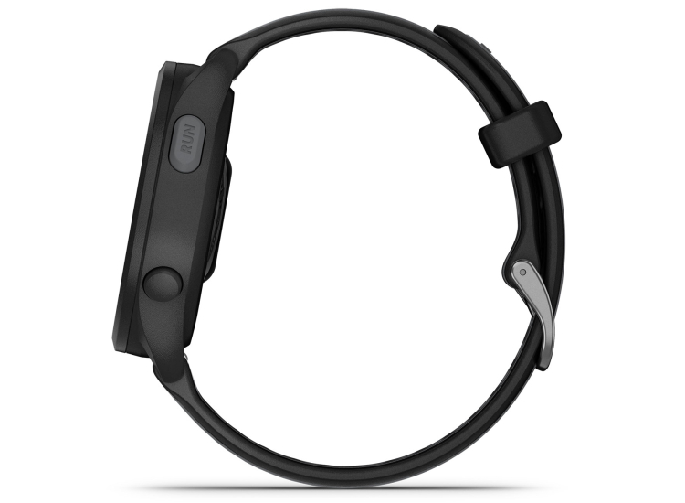 Garmin Smartwatch 43mm Forerunner 165 in Black and Slate Gray - 010-02863-20