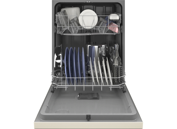 GE 24" Bisque Dishwasher With Front Controls - GDF535PGRCC