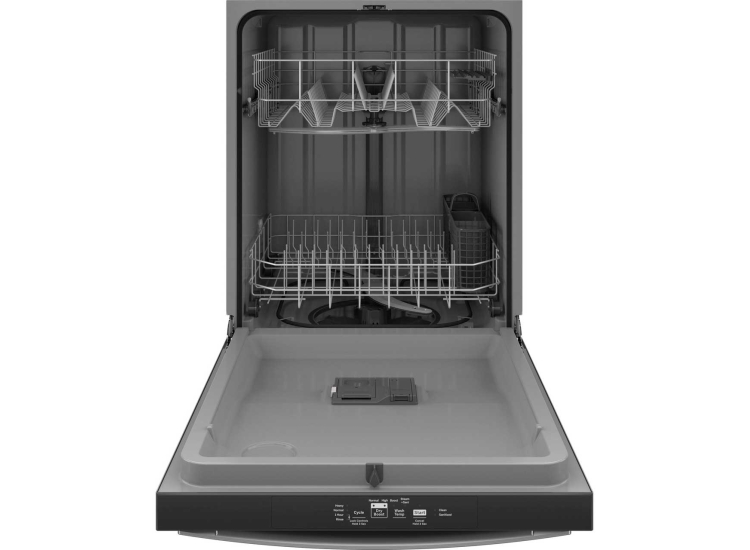 GE Dishwasher with Sanitize Cycle and Dry Boost 24-Inch in Fingerprint Resistant Stainless - GDT535PYVFS