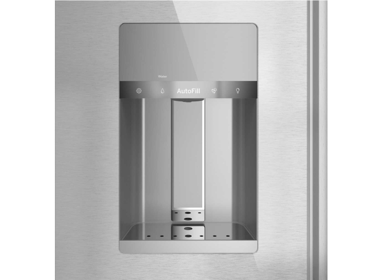 GE Profile 22.4 Cu. Ft. 4-Door French-Door Refrigerator 36-Inch Wide in Fingerprint Resistant Stainless - PXD22BYPFS