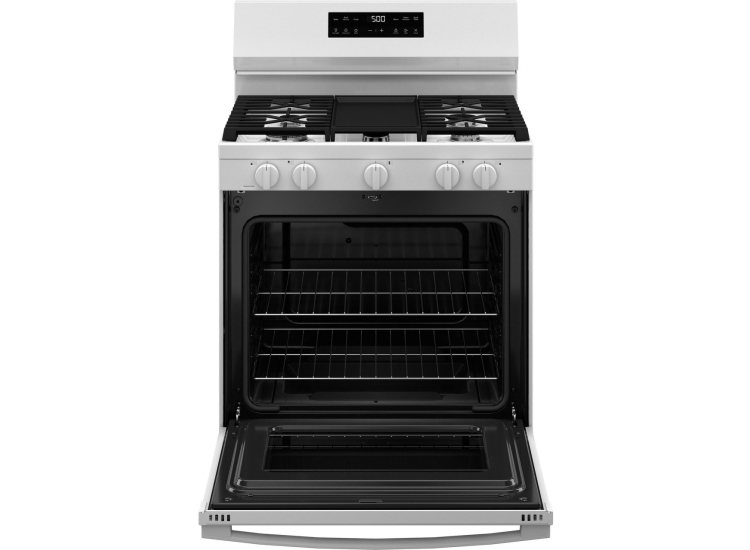 GE Gas 500 Series Range 30 In. Free-Standing in White - GGF500PVWW