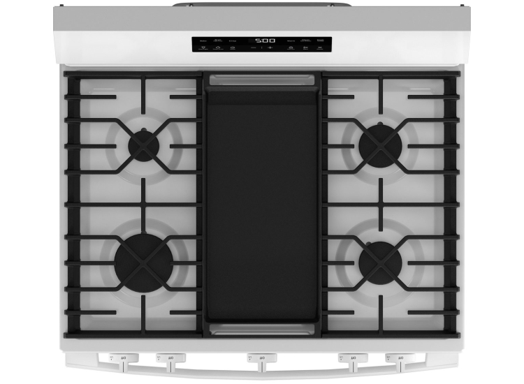 GE Gas 500 Series Range 30 In. Free-Standing in White - GGF500PVWW