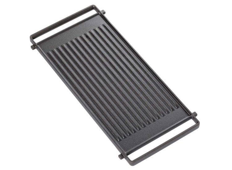 GE Reversible Grill/Griddle For Gas Range in Black JXGRILL2 Abt