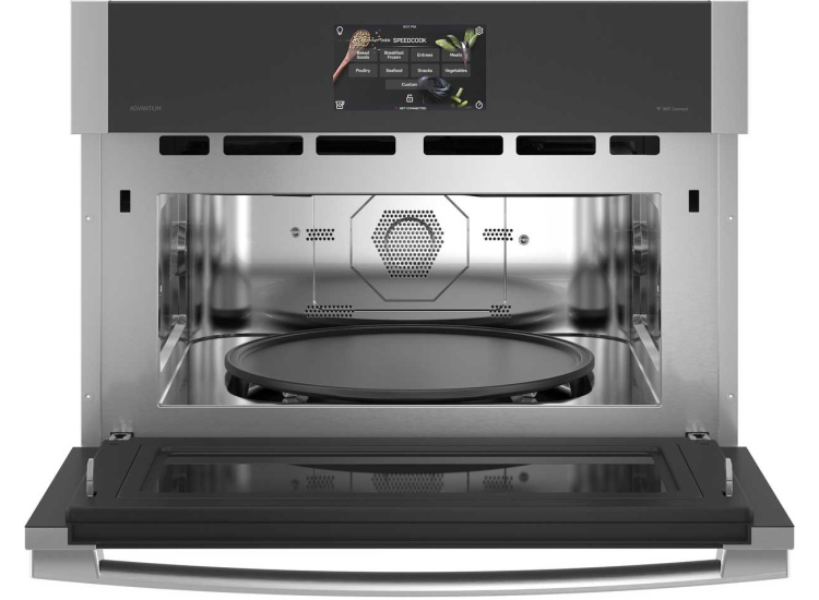 GE Profile Single Wall Oven with 120V Advantium Technology 27-Inch in Stainless Steel - PSB9100SVSS