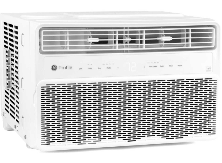 GE Profile Inverter Smart Ultra Quiet Window Air Conditioner 14,000 BTU 115V in White - PWDV14WWF