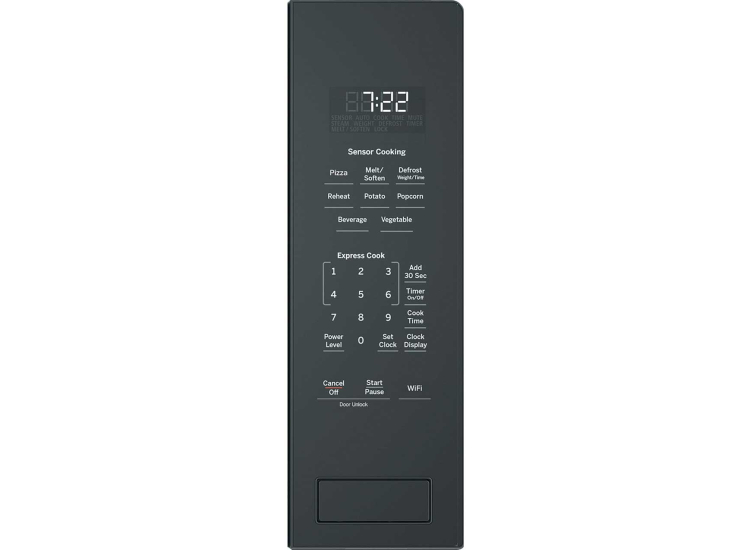 GE Profile Built-In Sensor Microwave Oven 2.2 Cu. Ft. In Black - PCWK22U1WBB