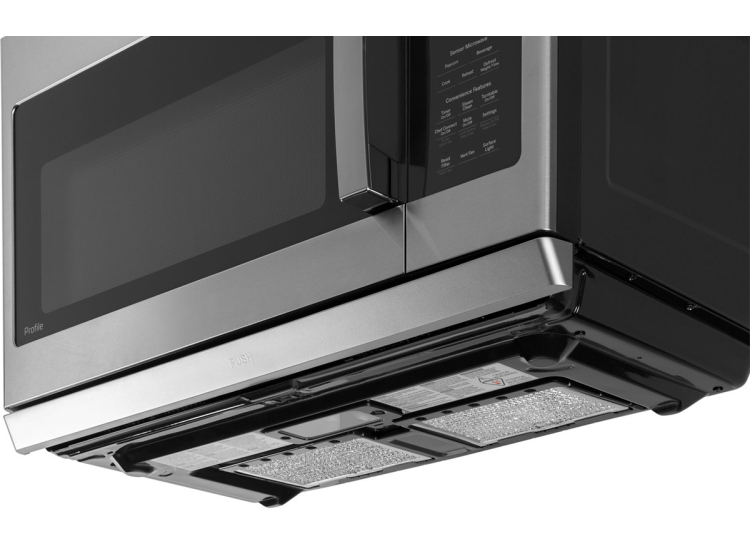 GE Profile 2.2 Cu. Ft. Stainless Steel Over-The-Range Sensor Microwave Oven - PVM9225SRSS