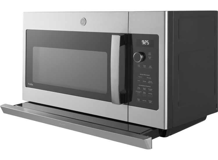 GE Profile 2.2 Cu. Ft. Stainless Steel Over-The-Range Sensor Microwave Oven - PVM9225SRSS