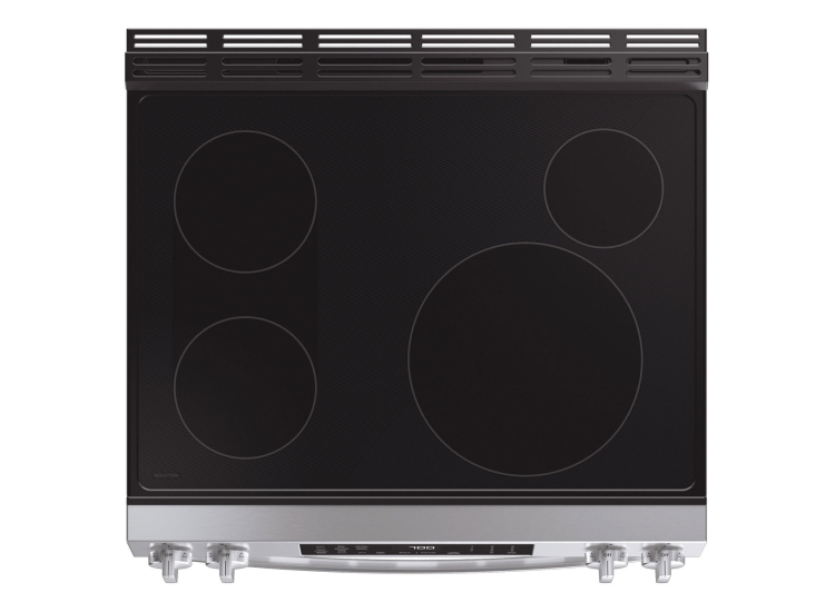 GE Profile 5.3 Cu. Ft. Smart Slide-In Induction and Convection Range 30-Inch Wide in Fingerprint Resistant Stainless Steel - PHS700AYFS