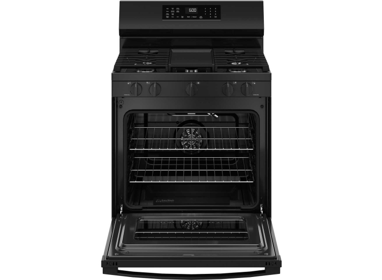 GE Gas Range 600 Series 30 In. Free-Standing in Black - GGF600AVBB