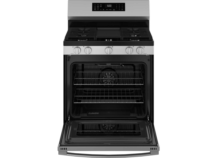 GE Gas Range 600 Series 30 In. Free-Standing in Stainless Steel - GGF600AVSS