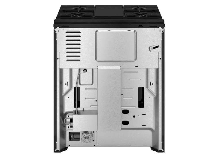 GE 30 In. Slide-In Convection Gas Range Black Slate - GGS600AVES | Abt