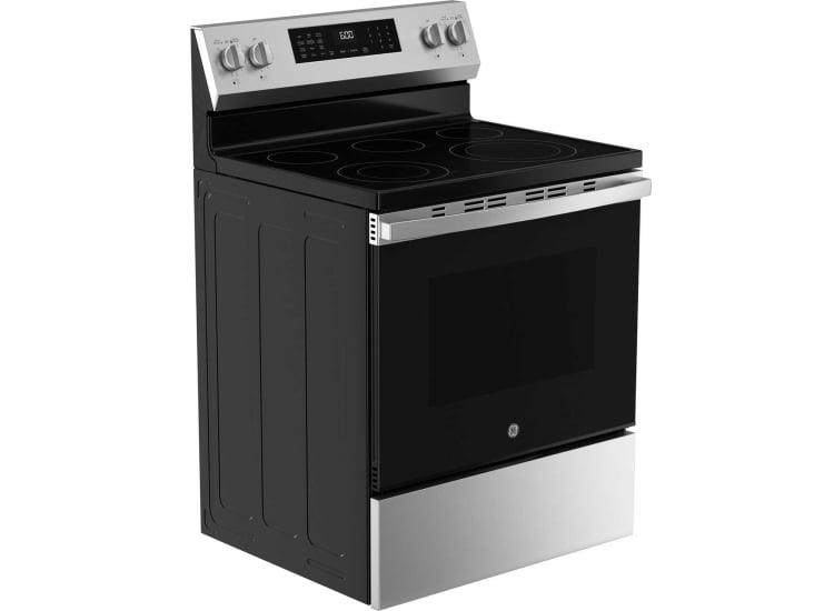 GE 600 Series Electric Range Free-Standing 30 In. Convection in Stainless Steel - GRF600AVSS