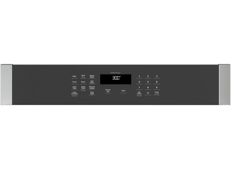 GE ADA 30" Stainless Steel Built-In Smart Self-Clean Single Wall Oven With Never-Scrub Racks - JTS3000SNSS