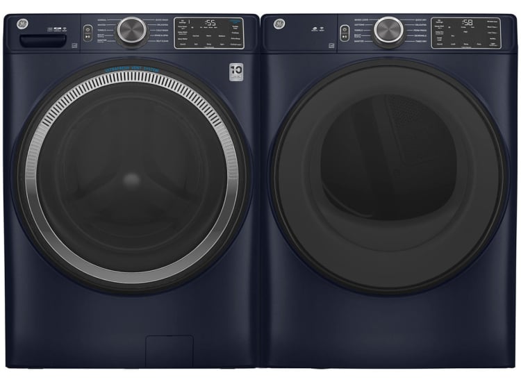GE Washer 4.8 Cu. Ft. Smart Front Load with UltraFresh Vent System with OdorBlock in Sapphire Blue - GFW550SPRRS