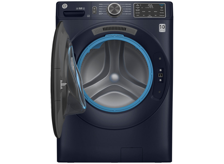 GE Washer 4.8 Cu. Ft. Smart Front Load with UltraFresh Vent System with OdorBlock in Sapphire Blue - GFW550SPRRS