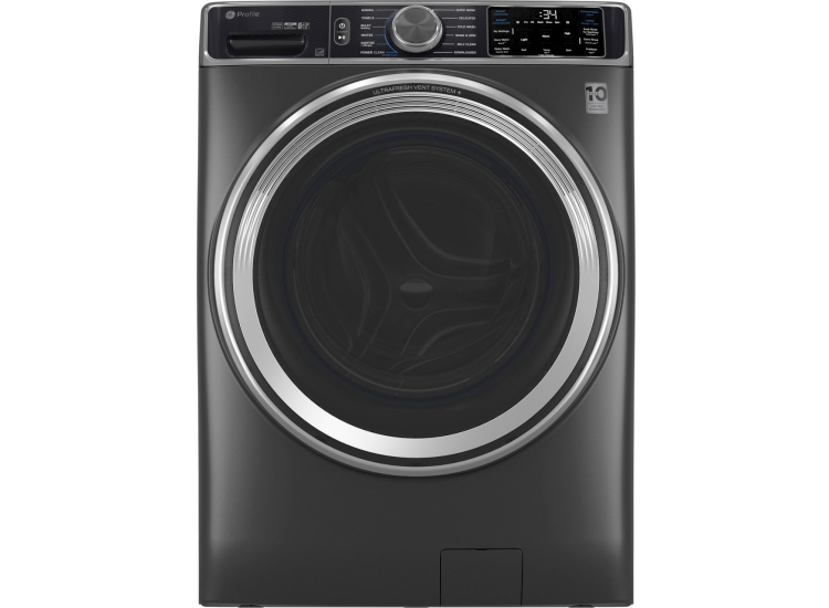GE Profile Smart Front Load Steam Washer With UltraFresh Vent System 5.5 Cu. Ft. in Carbon Graphite - PFW955SPWDS