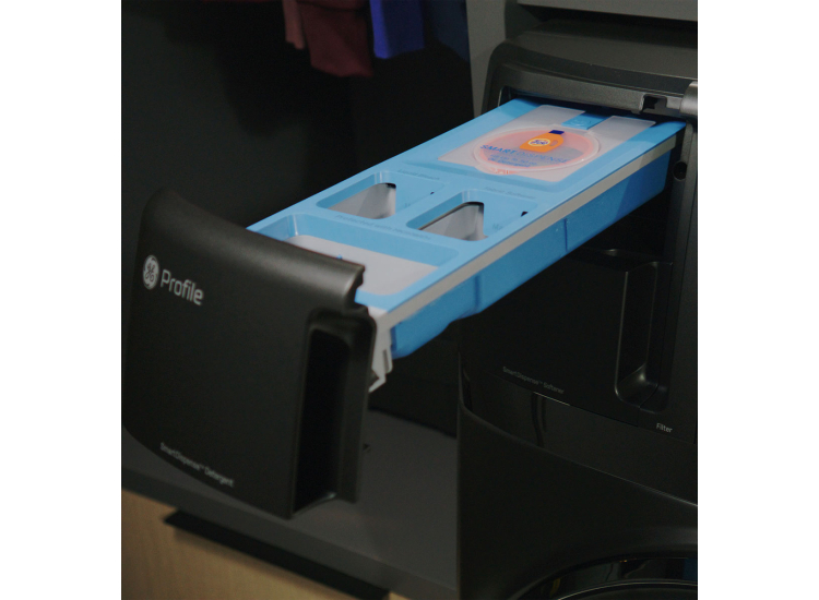GE Profile ADA 4.8 Cu. Ft. UltraFast Washer/Dryer Combo With Ventless Heat Pump Technology in Carbon Graphite - PFQ97HSPVDS