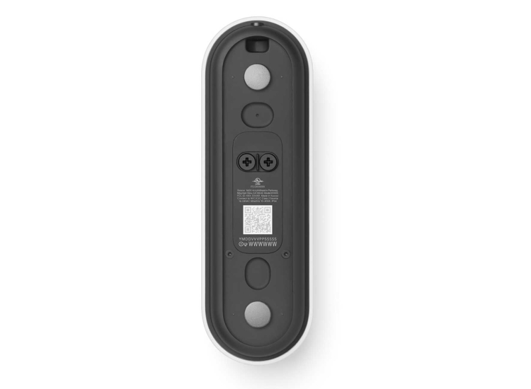 Google Nest Video Doorbell in Snow (Wired) (3rd Gen) - GA09967-US