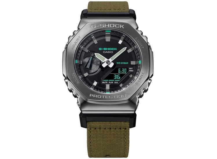 Casio Watches Casio Ga 2100 Verde G-Shock Analog-Digital Utility